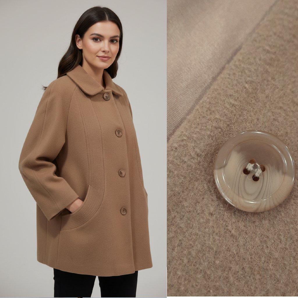 Vtg 80s Wool Coat  Mark Reed Brand